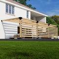 Bracket Kit for a Pergola w/ Side Walls