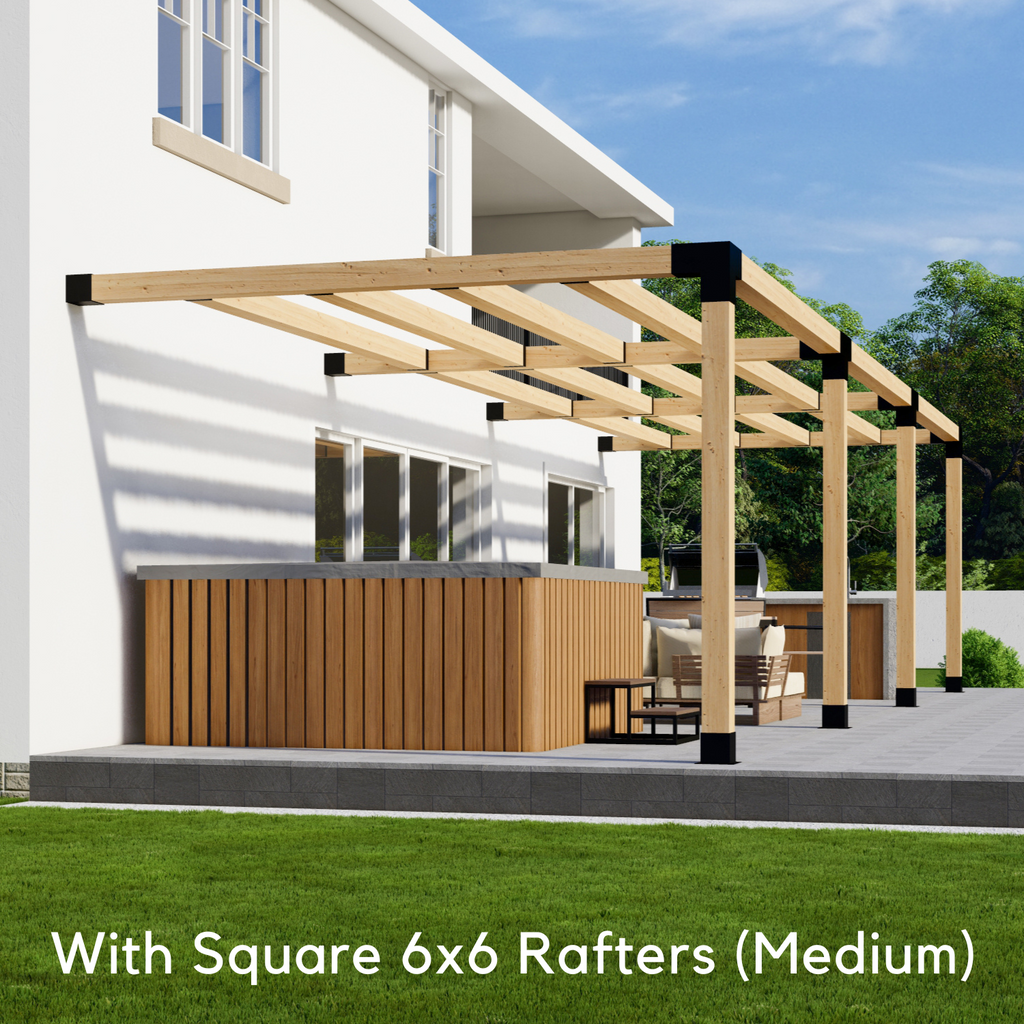 Timber Frame Pergola Kit (Brackets & Hardware)