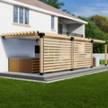 Kit for a Pergola Addition to House