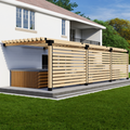 Bracket Kit for a Pergola Built on Deck