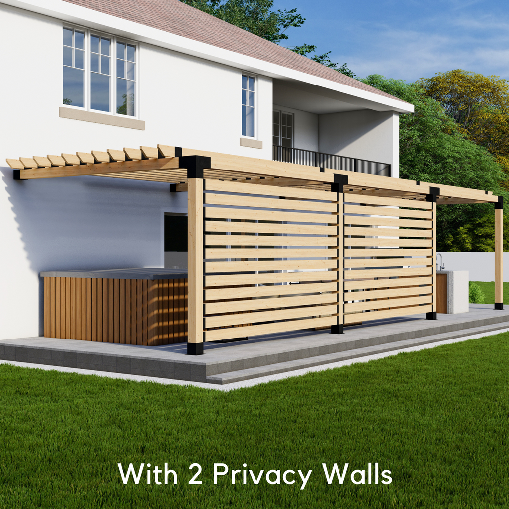 On-Deck Covered Pergola Kit