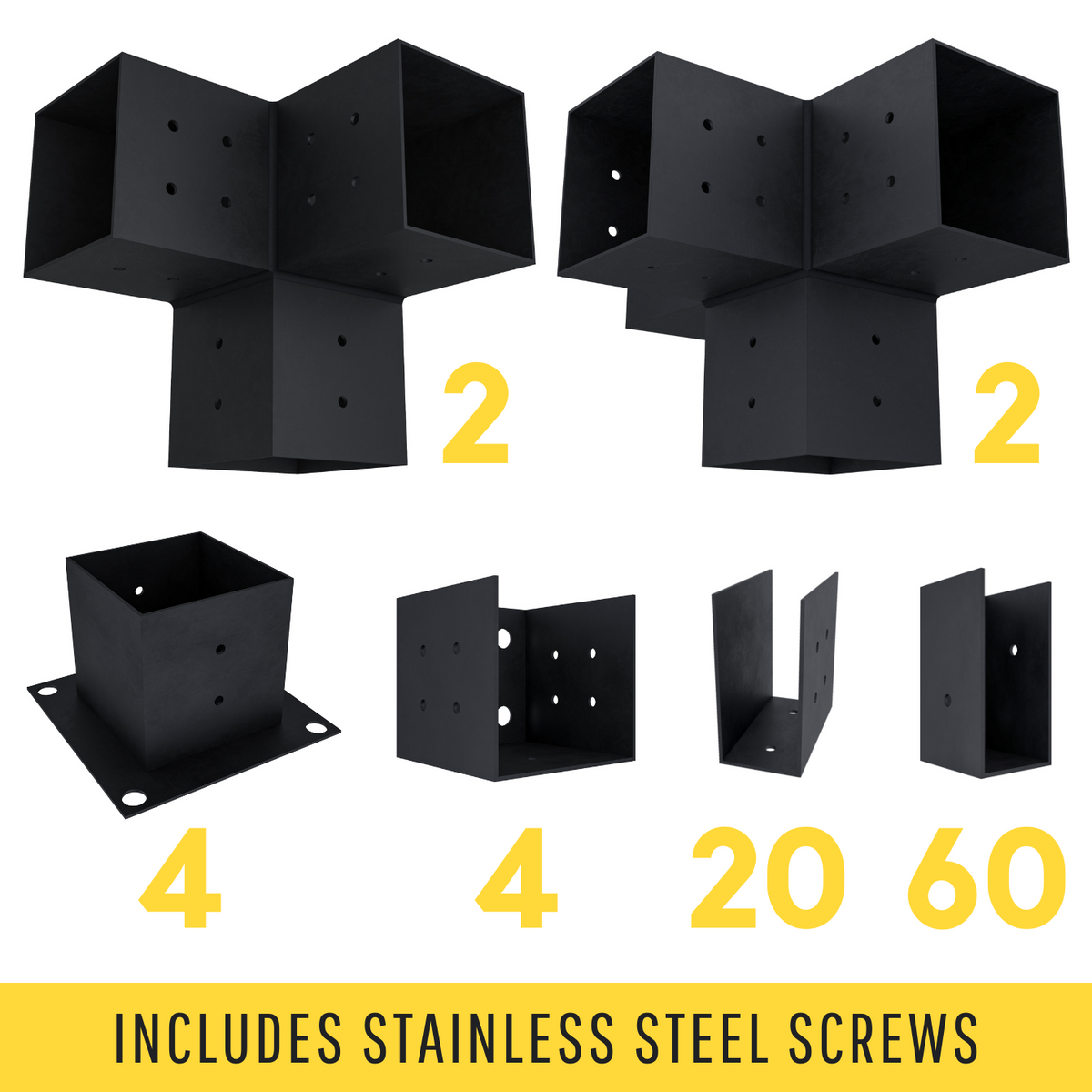 Wall-Attached Pergola Kit