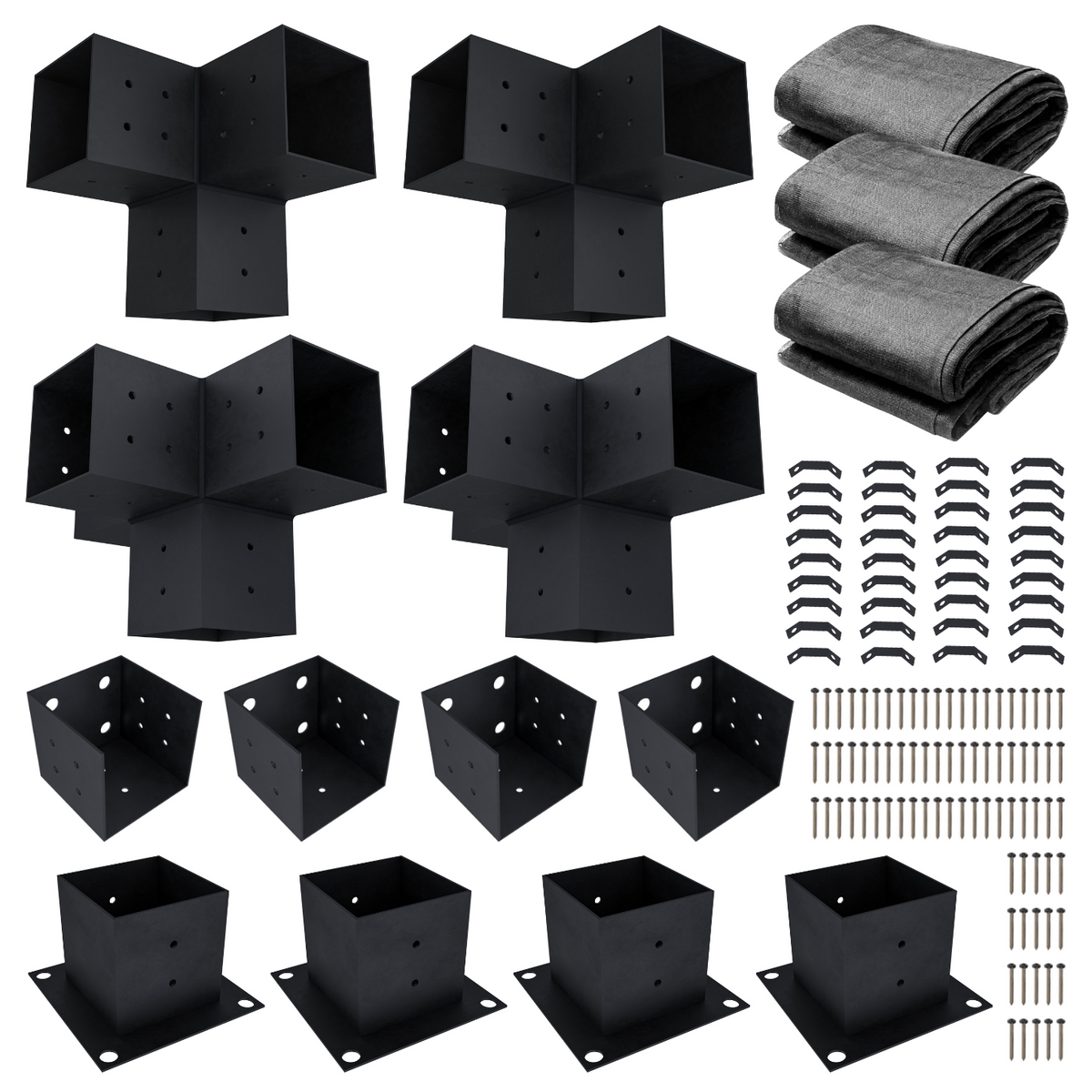 Kit for a Pergola w/ Sail Shade Canopies