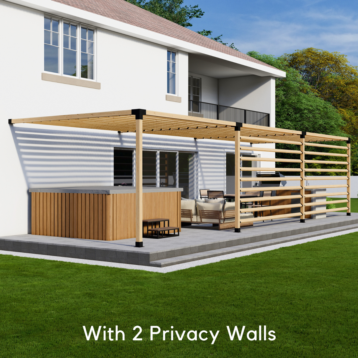 Bracket Kit for a DIY Simple Wood Pergola
