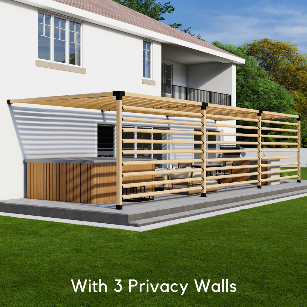 Bracket Kit for a DIY Simple Wood Pergola