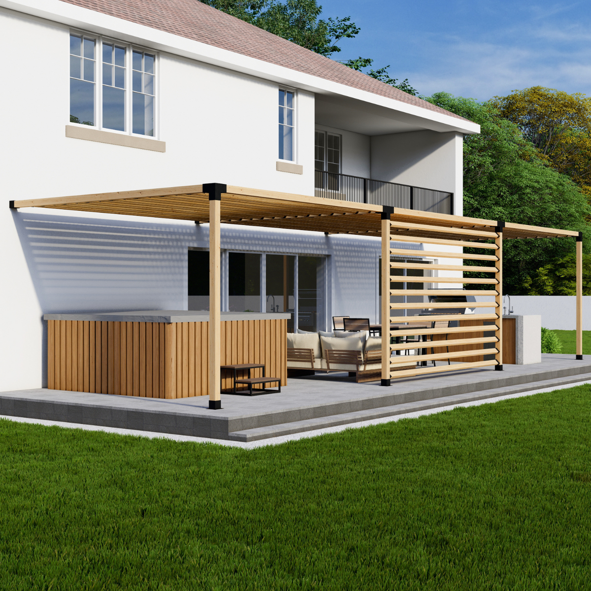 Wall-Mount Pergola Kit