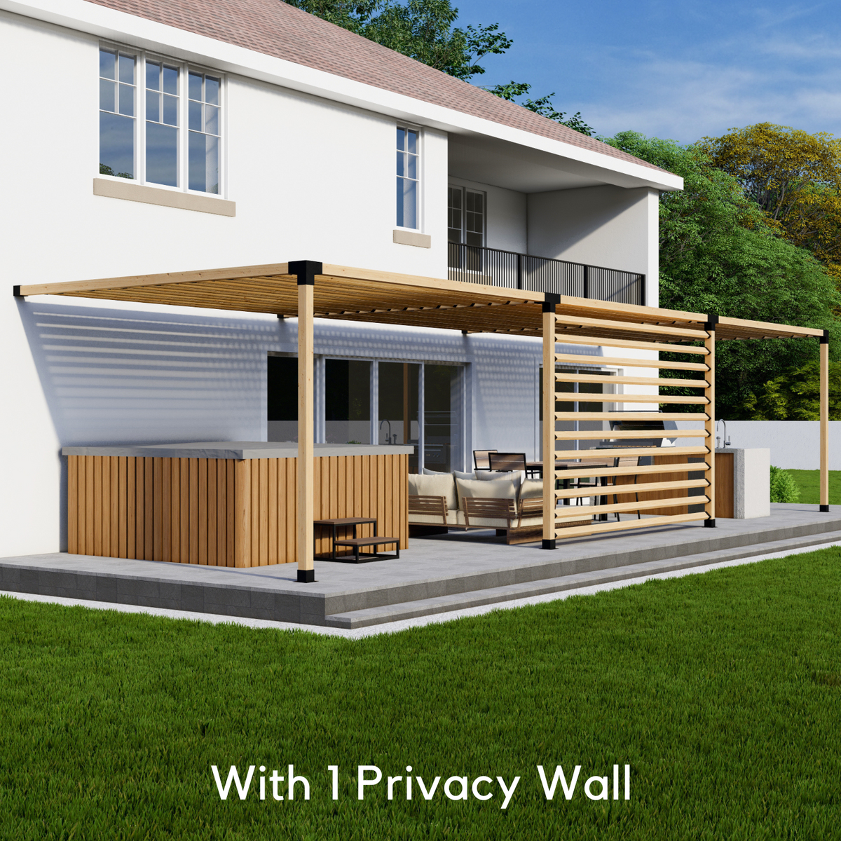 Pergola Kit (Steel Brackets & Hardware)