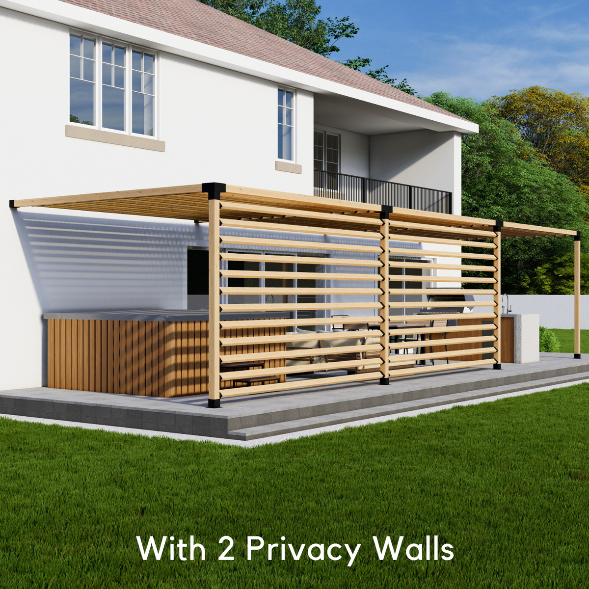 Pergola Kit (Steel Brackets & Hardware)