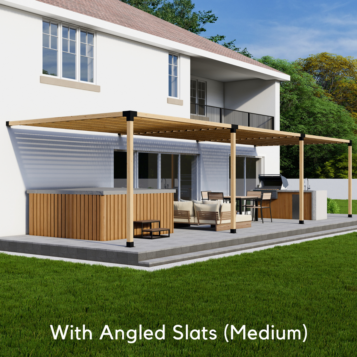 DIY Pergola Frame Kit w/ Optional Roof