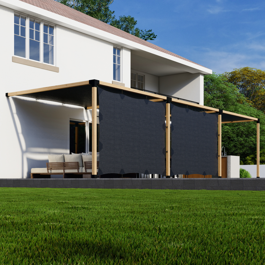 Kit for a Pergola With Canopy