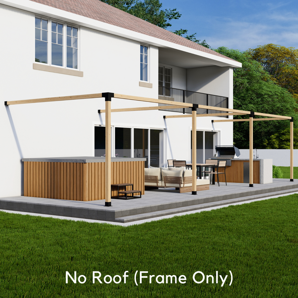 DIY Pergola Frame Kit w/ Optional Roof