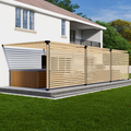 Kit for a Privacy Pergola for Hot Tub or Deck
