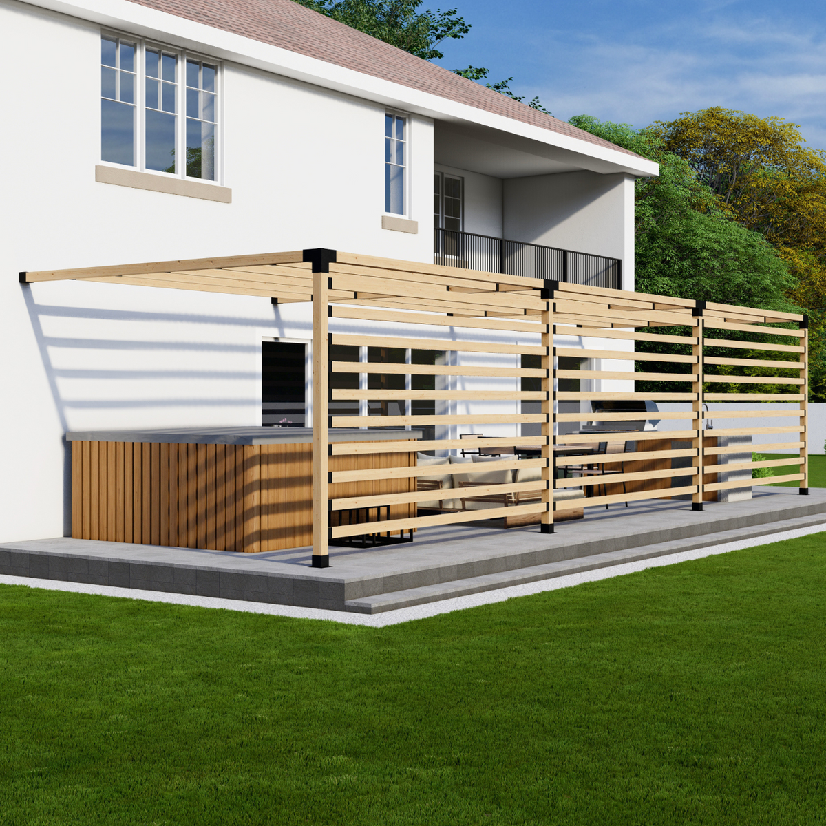 Pergola Enclosure Kit - For Pergola of Any Size