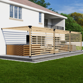 Bracket Kit for a Wooden Pergola Attached to House