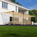 Kit for an Attached Pergola on Deck