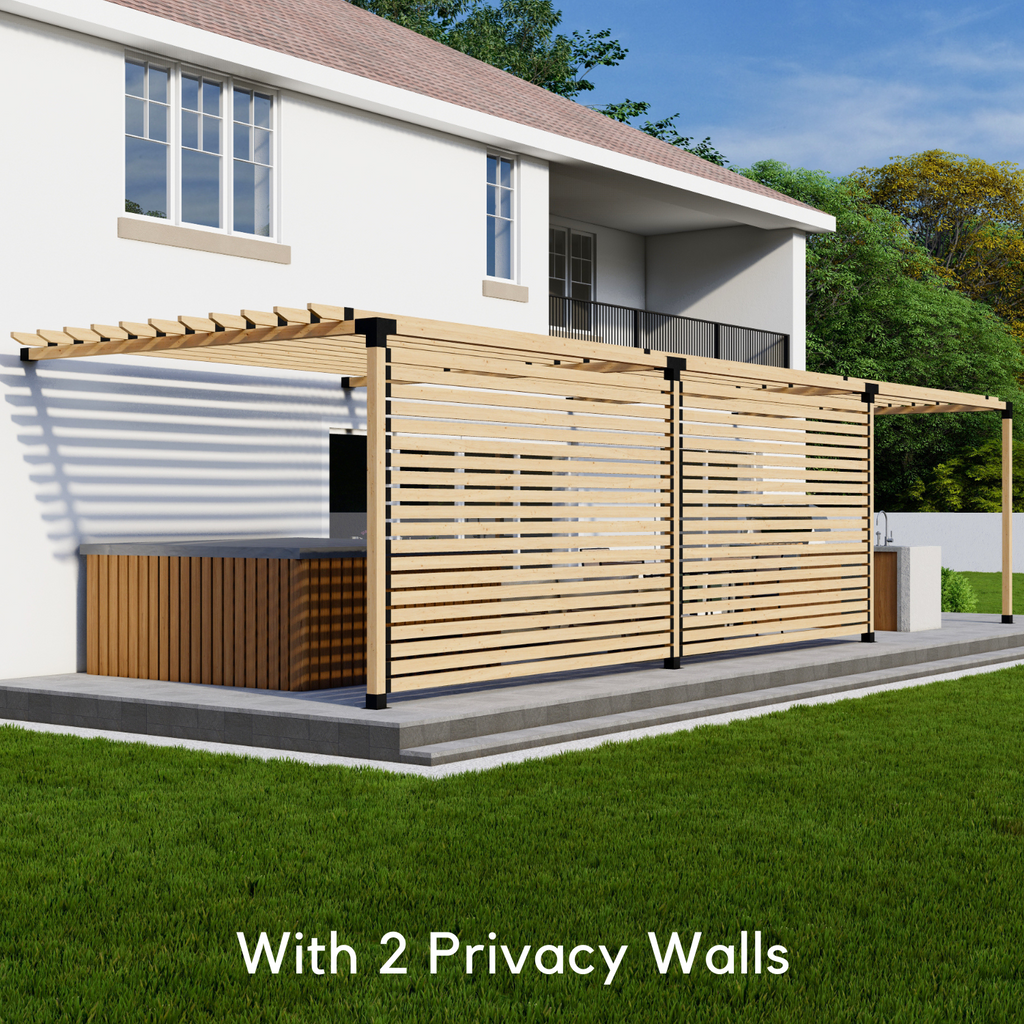 Outdoor Attached Pergola Kit