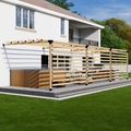 Wall-Attached Pergola Kit