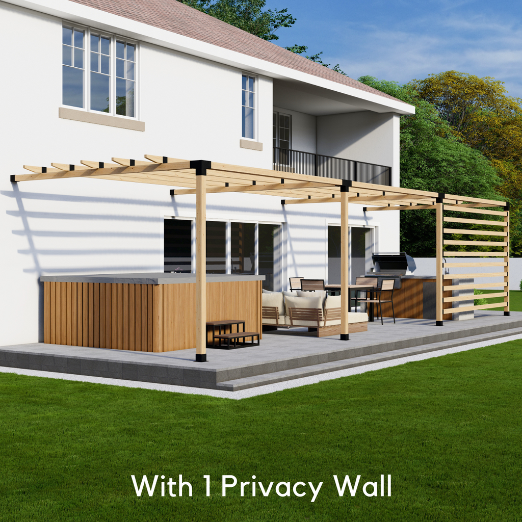 DIY Kit for Covered Deck Pergola