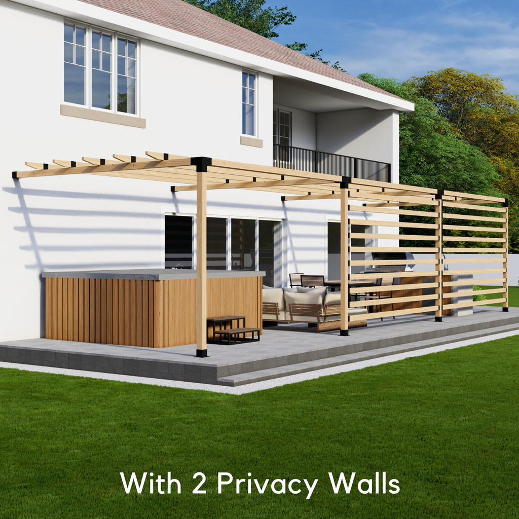 DIY Kit for Covered Deck Pergola