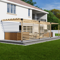 Set of Black Brackets for Pergola