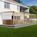 Kit for a Pergola Off Side of House