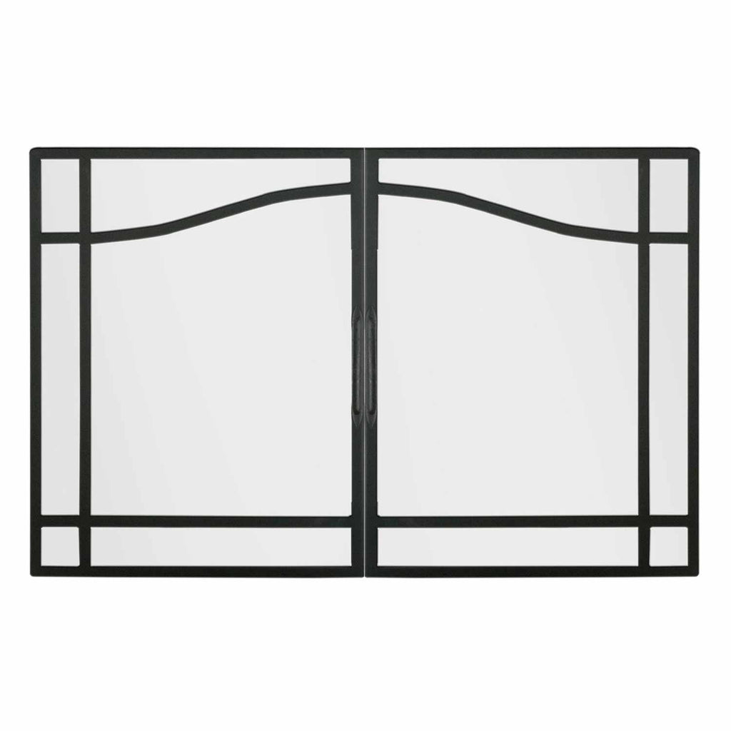 Dimplex Swing Glass Door for 39-inch Deluxe and Standard Built-In Firebox- BFSDOOR39BLK