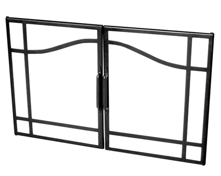 Dimplex Swing Glass Door for 39-inch Deluxe and Standard Built-In Firebox- BFSDOOR39BLK