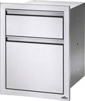 Napoleon 18" x 24" Double Drawer Waste Bin, Stainless Steel BI-1824-1W