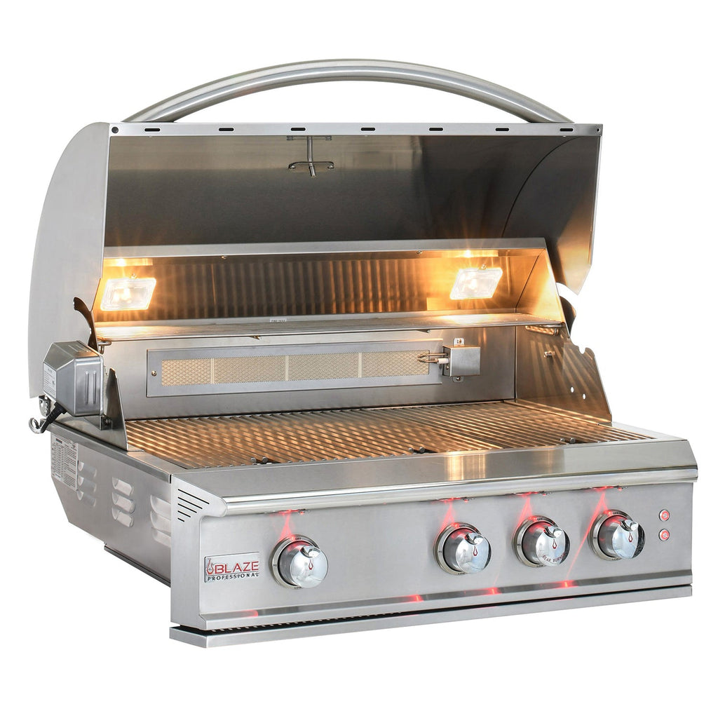 Blaze PRO 34" 3-Burner Built-In Gas Grill - BLZ-3PRO