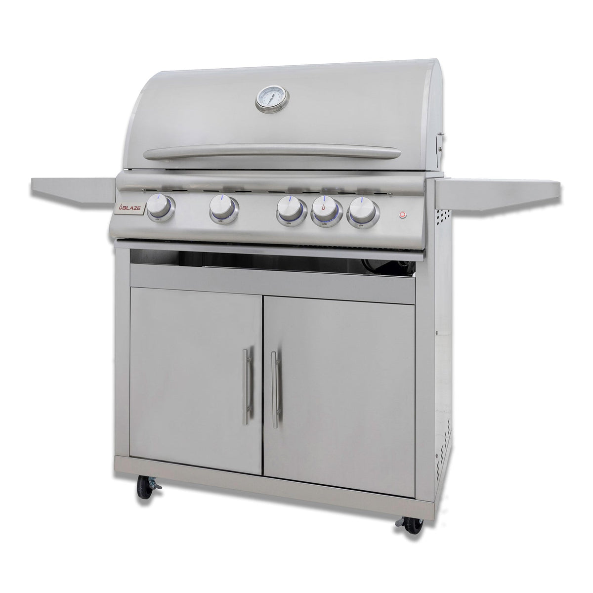 Blaze LTE PLUS 32" 4-Burner Built-In Gas Grill w/ Cart - BLZ-4LTE3 + BLZ-4-CART-SC