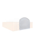 Back End Wall Kit, Compatible with TMG-DT2041CV container shelters installed with the standard height containers (8'6"), TMG-DT20BW8V