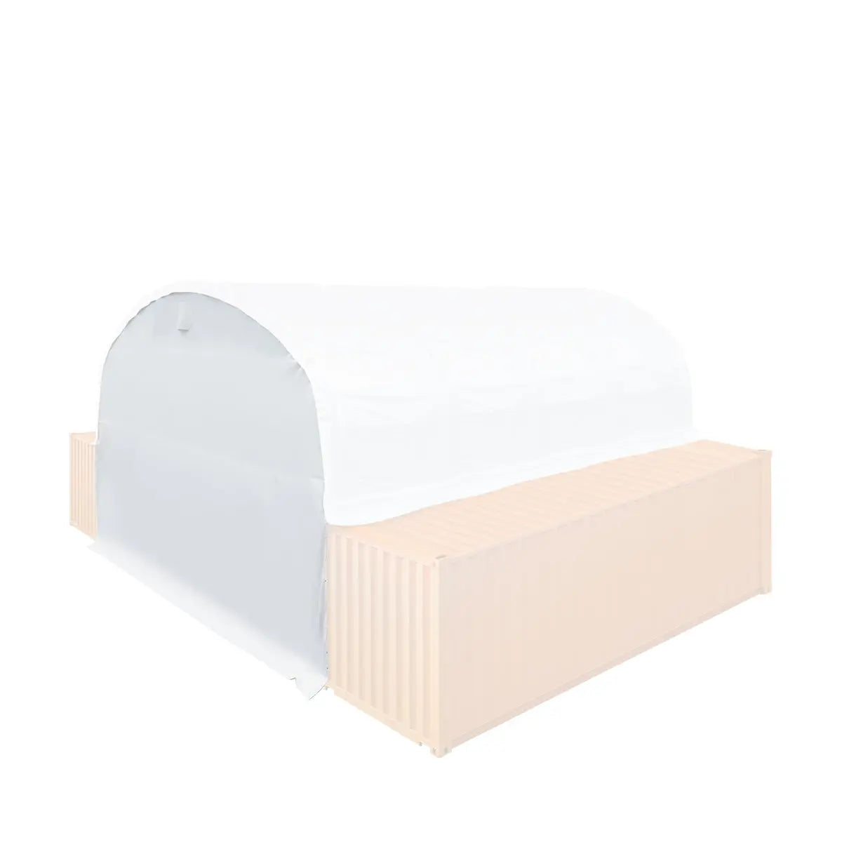 Back End Wall Kit (for 8'6" Standard Containers) for TMG-DT3020C and DT3040C Container Shelters, TMG-DT30BW8V