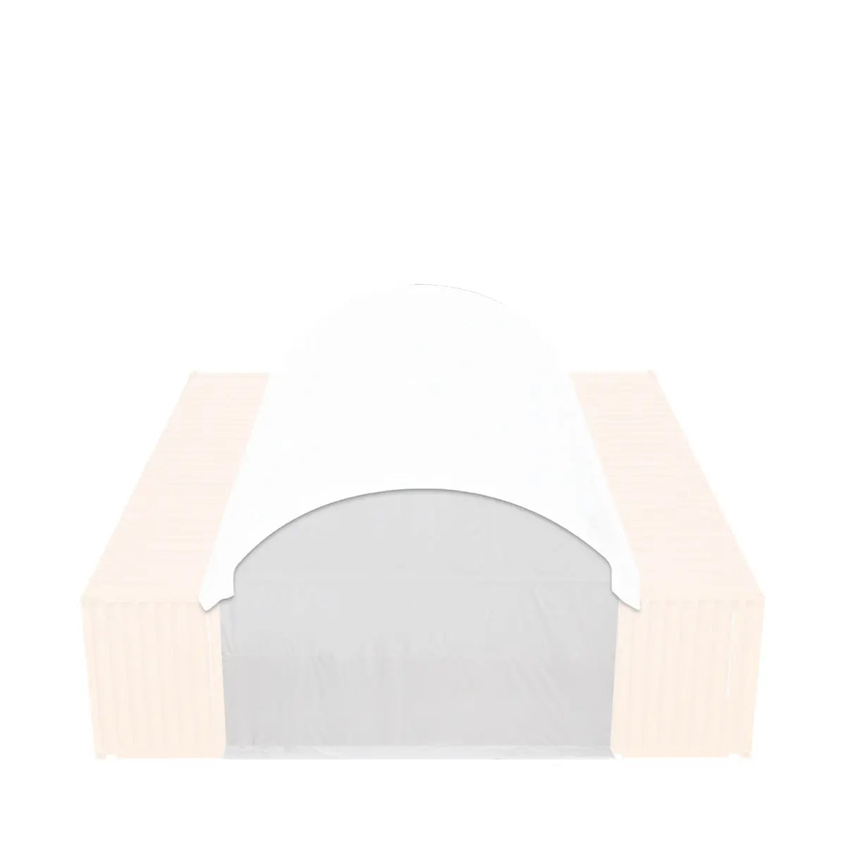 Back End Wall Kit, Compatible with TMG-ST2041CV and TMG-ST2021CE installed with high cube container (9'6"), TMG-ST20BW9V