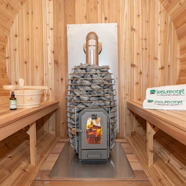 Sauna Heaters LeisureCraft – Kit de cheminée avec sortie latérale et coude