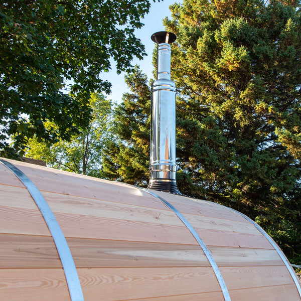 Sauna Heaters LeisureCraft – Kit de cheminée avec sortie supérieure