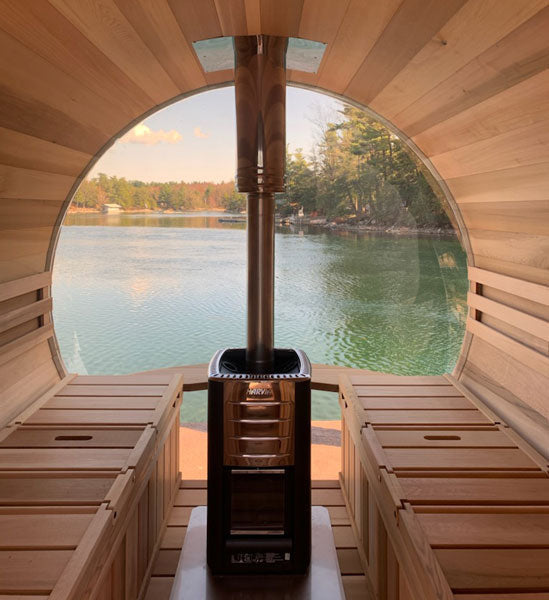 Sauna Heaters LeisureCraft – Kit de cheminée avec sortie supérieure