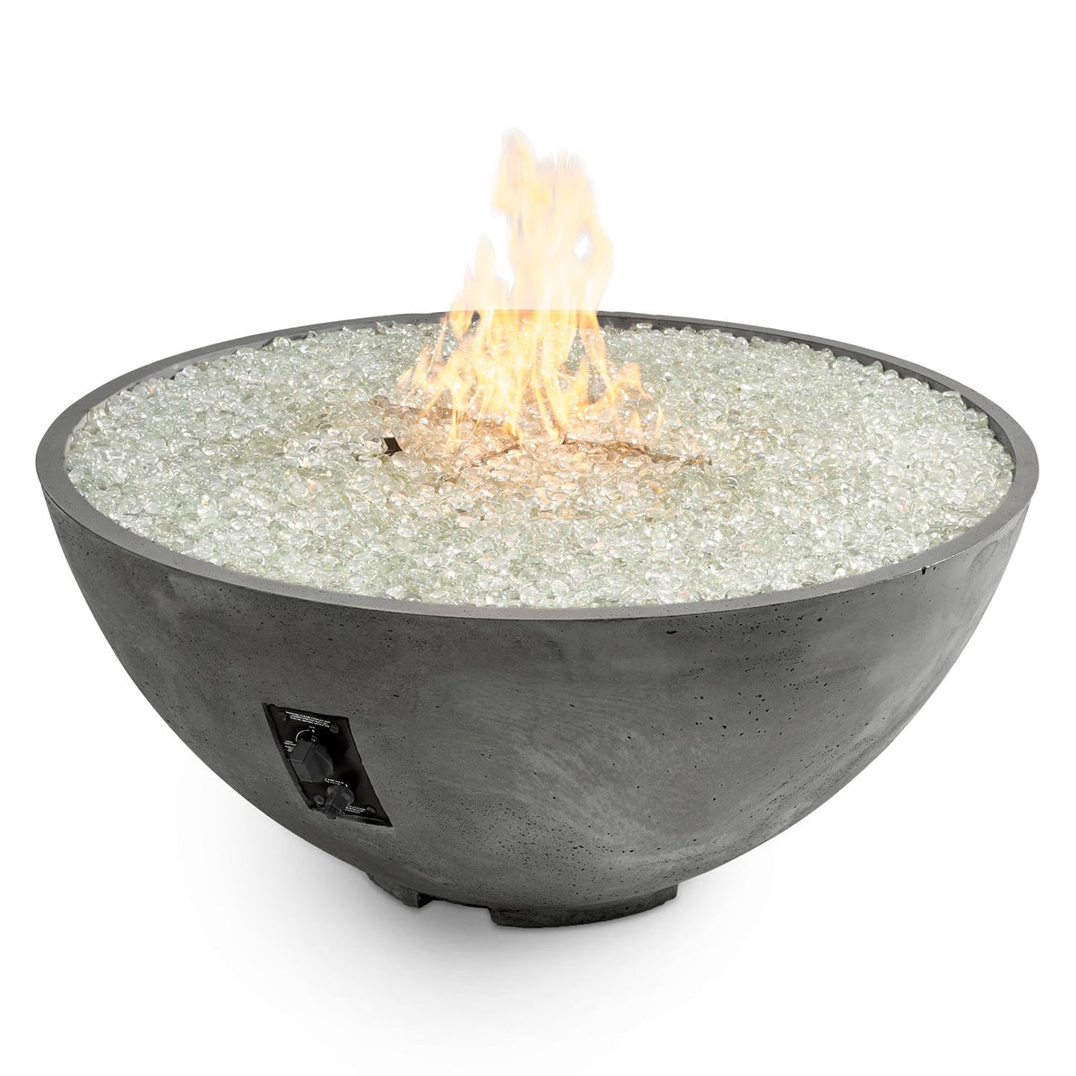 42" Cove Edge Round Gas Fire Pit Bowl - Midnight Mist CV-30EMM