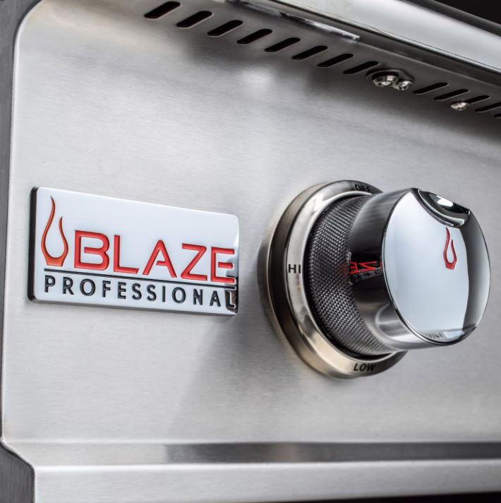 Blaze PRO 34" 3-Burner Built-In Gas Grill w/ Grill Cart - BLZ-3PRO + BLZ-3PRO-CART