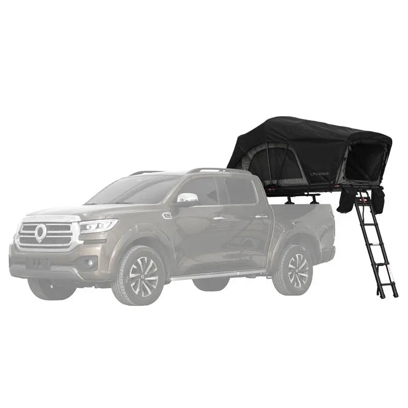 140cm Roof Top Tent, Fold-Out Aluminum Design, Removable Ladder, Waterproof & Windproof, DOBA-CRT140