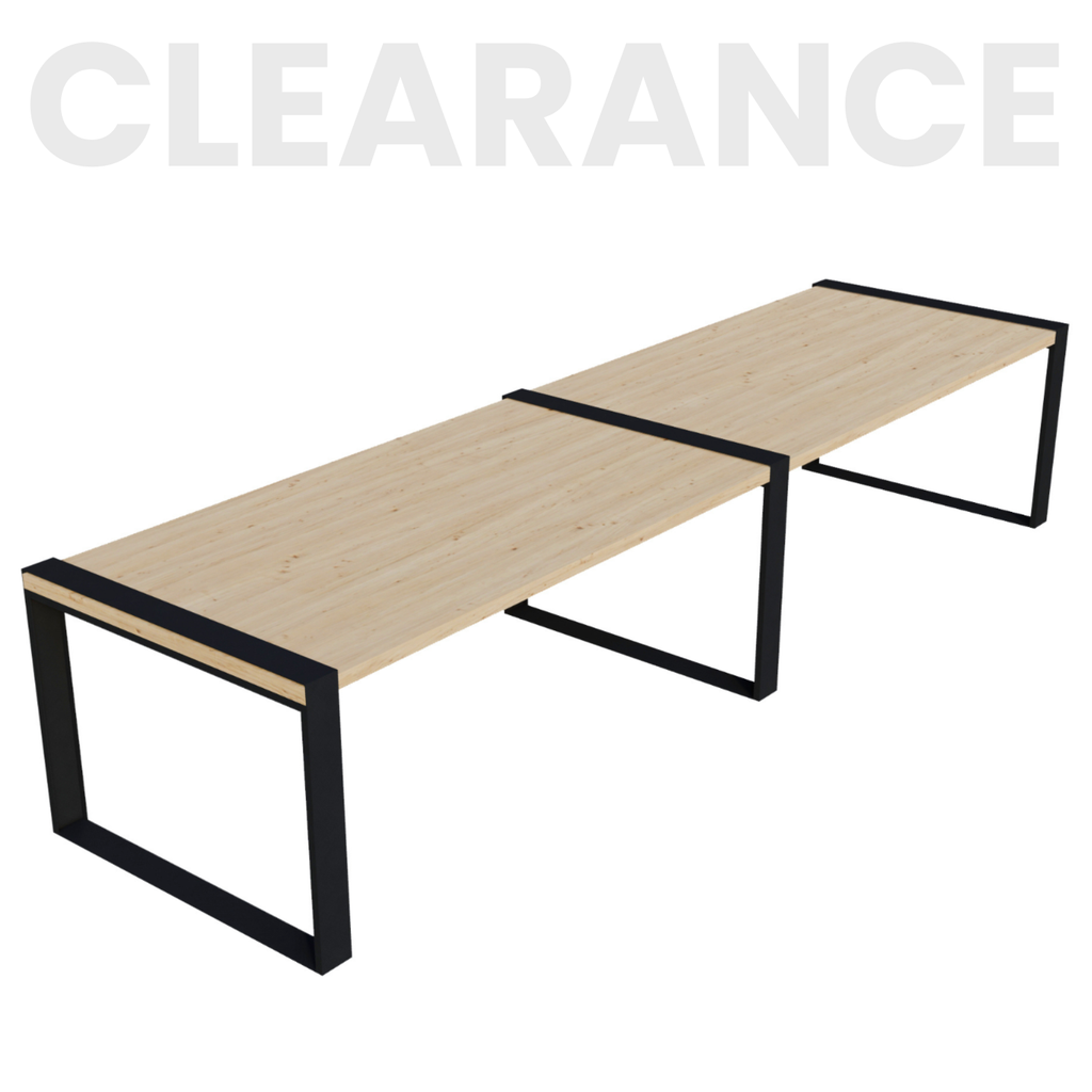 DIY Backyard Table Kit (Up to 12 Feet Long) - Brackets for 2x6 Wood Slats
