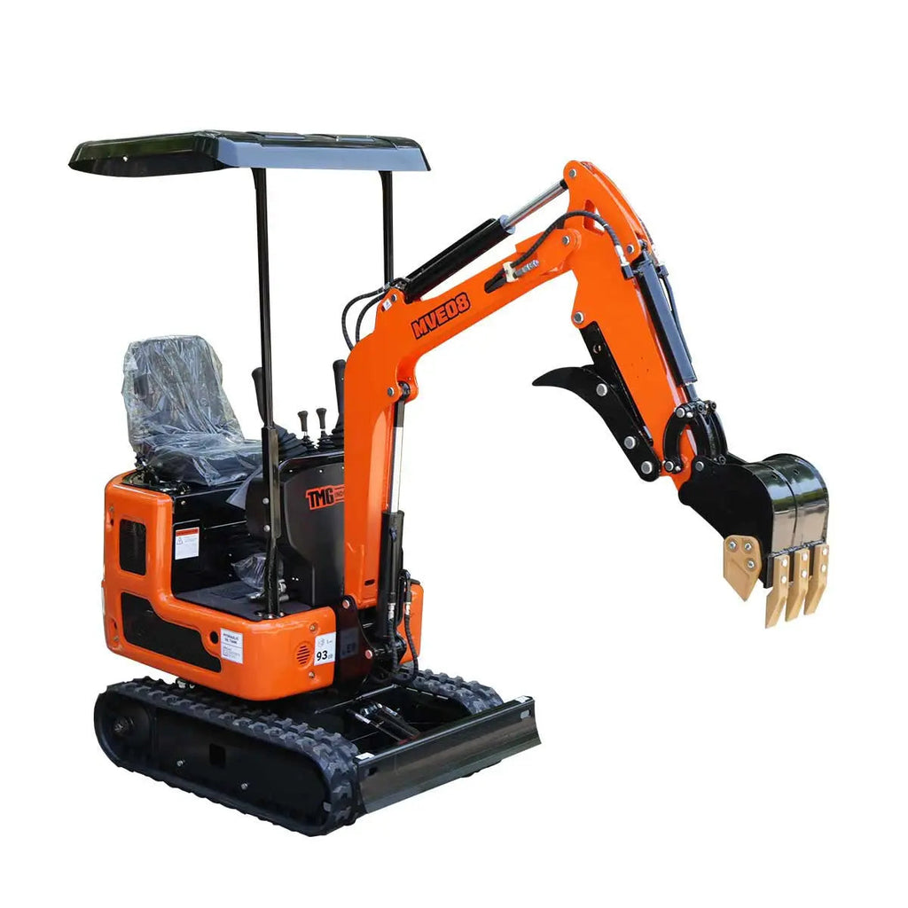 Compact Mini Excavator, 13.5 HP Briggs & Stratton XR Gas Engine, 61-½" Max. Digging Depth, 1900 Lb Operating Weight TMG-MVE08