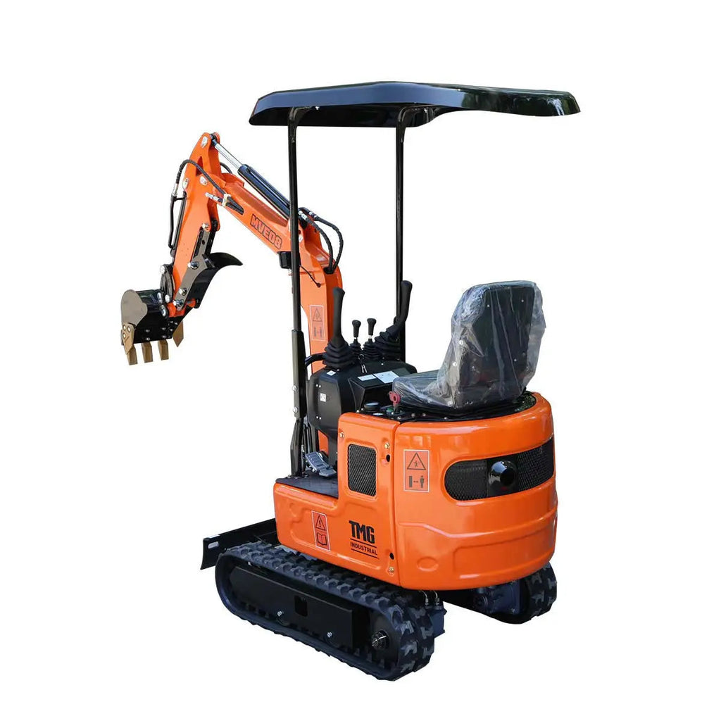 Compact Mini Excavator, 13.5 HP Briggs & Stratton XR Gas Engine, 61-½" Max. Digging Depth, 1900 Lb Operating Weight TMG-MVE08