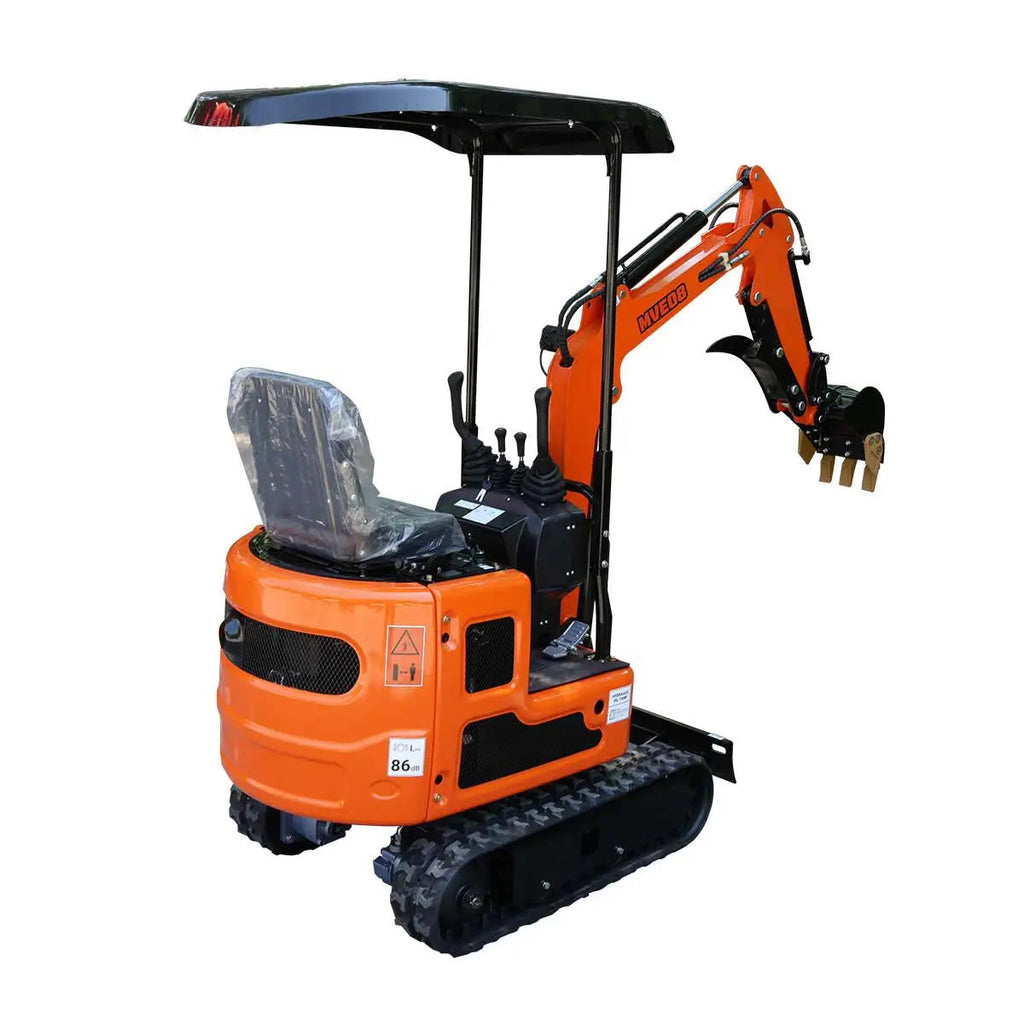 Compact Mini Excavator, 13.5 HP Briggs & Stratton XR Gas Engine, 61-½" Max. Digging Depth, 1900 Lb Operating Weight TMG-MVE08