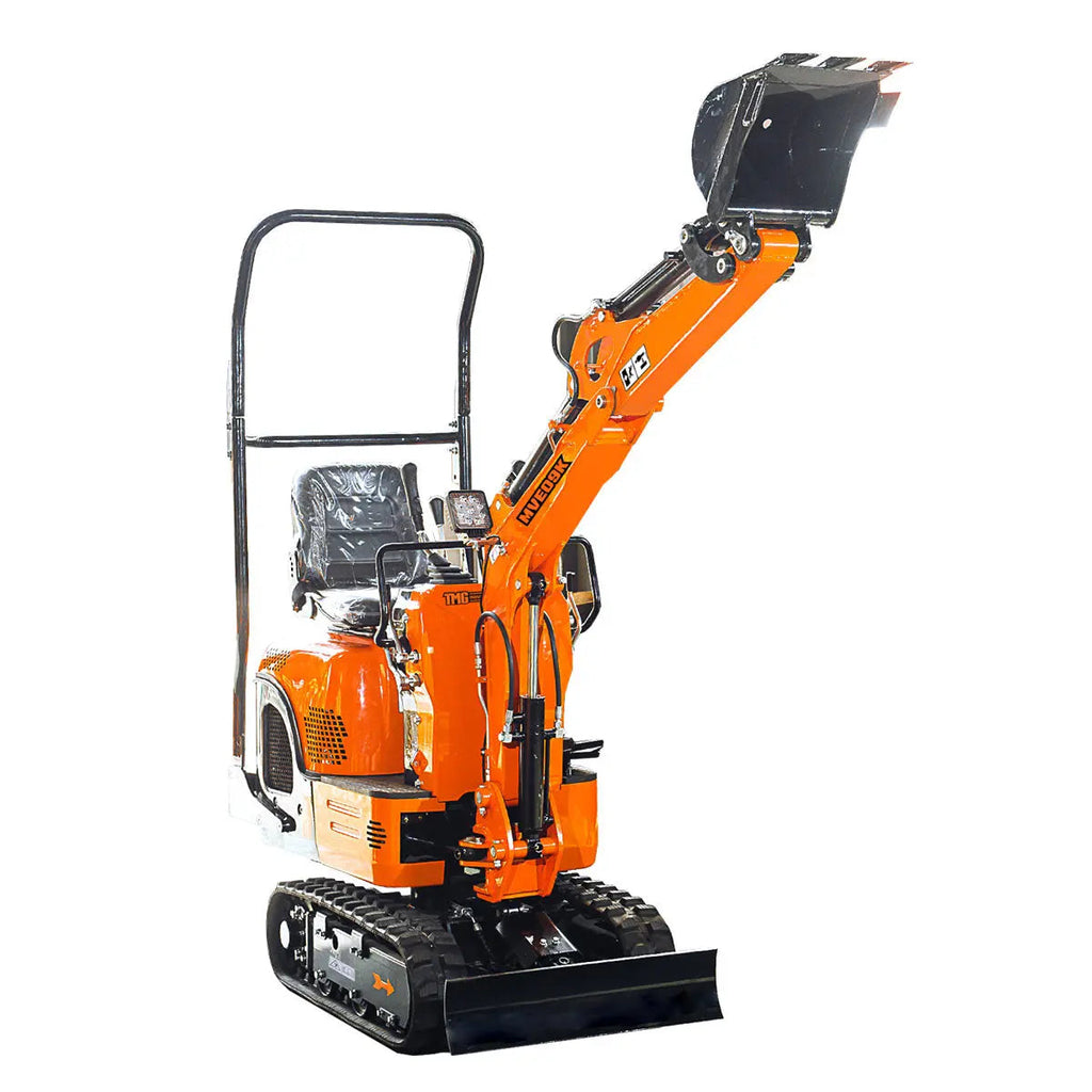 Compact Mini Excavator, 9.5 HP Kohler Engine, Eaton Hydraulic Motor, 360° Rotation, 11" Bucket TMG-MVE09K(Discontinued – No Longer Available)