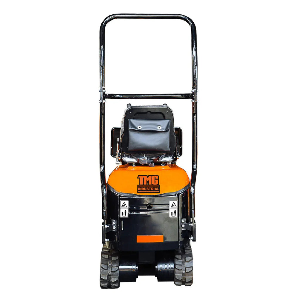 Compact Mini Excavator, 9.5 HP Kohler Engine, Eaton Hydraulic Motor, 360° Rotation, 11" Bucket TMG-MVE09K(Discontinued – No Longer Available)