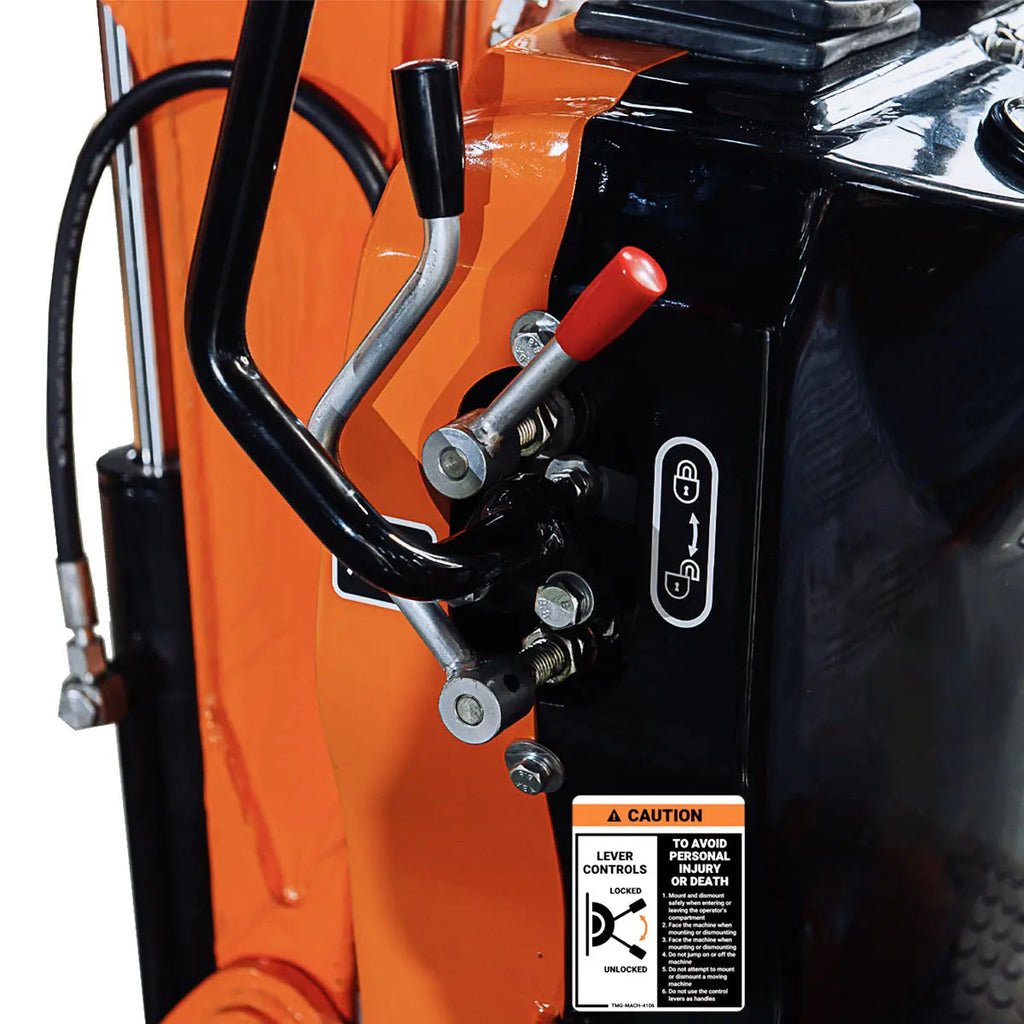Compact Mini Excavator, 9.5 HP Kohler Engine, Eaton Hydraulic Motor, 360° Rotation, 11" Bucket TMG-MVE09K(Discontinued – No Longer Available)