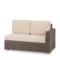 Lucaya Right Arm Loveseat- California Sand- with Standard Off-White Cushion
