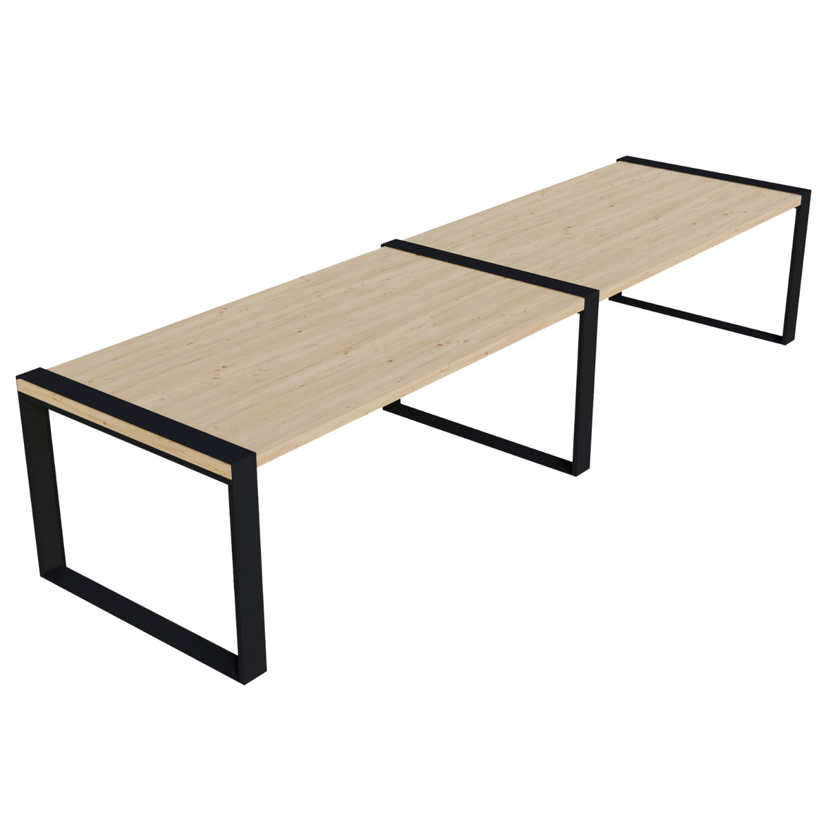 DIY Backyard Table Kit (Up to 12 Feet Long) - Brackets for 2x6 Wood Slats