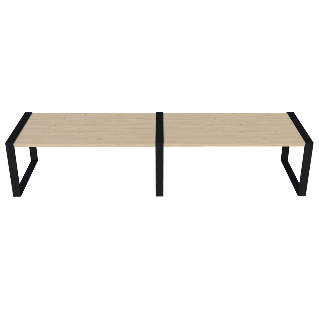 DIY Backyard Table Kit (Up to 12 Feet Long) - Brackets for 2x6 Wood Slats