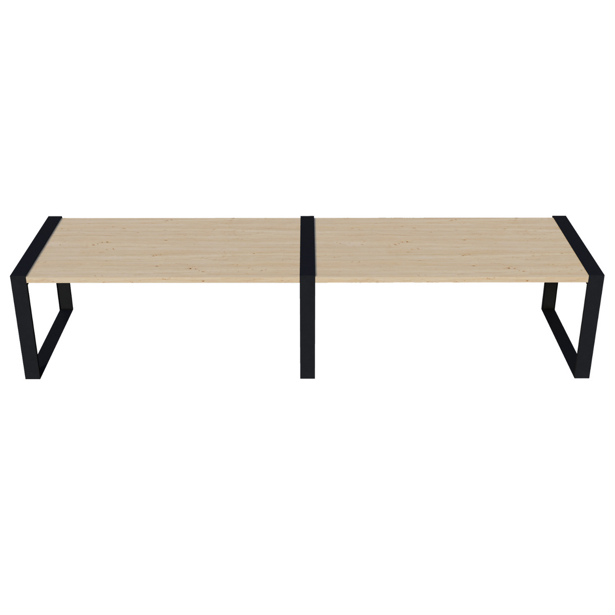 DIY Backyard Table Kit (Up to 12 Feet Long) - Brackets for 2x6 Wood Slats